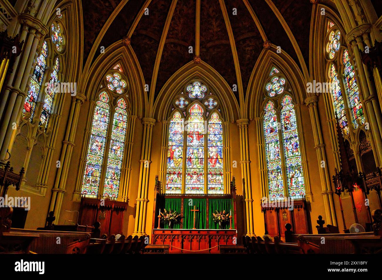 Cathédrale de l'église de Saint Jacques à Toronto, Canada Banque D'Images