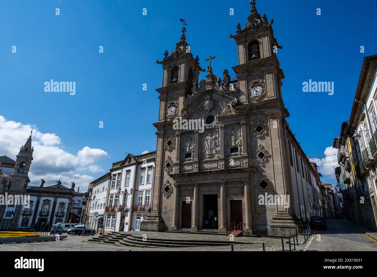 Église Sainte-Croix, Braga, Norte, Portugal, Europe Banque D'Images