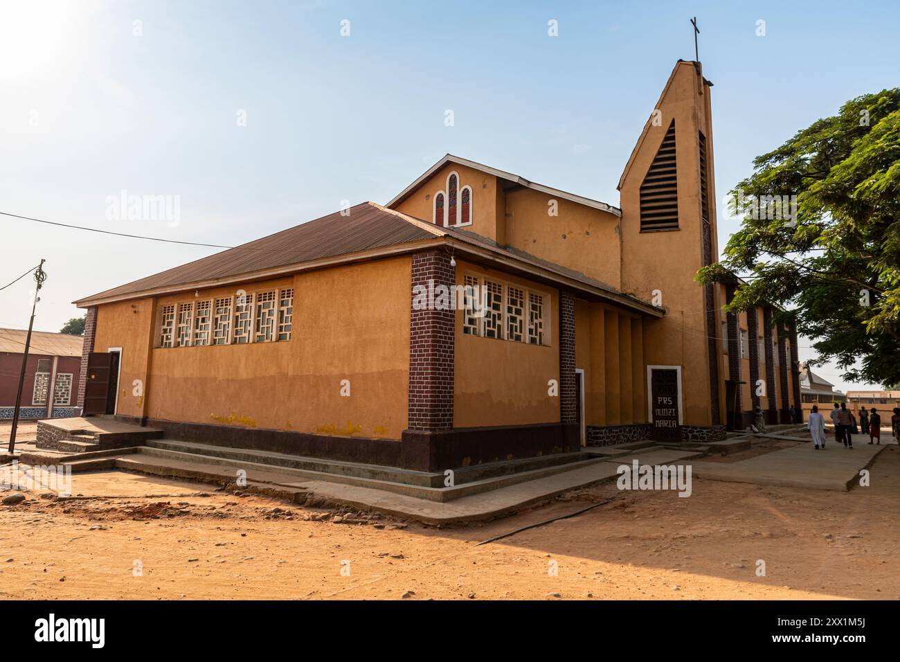 Cathédrale de Bunia, Ituri, République démocratique du Congo, Afrique Banque D'Images
