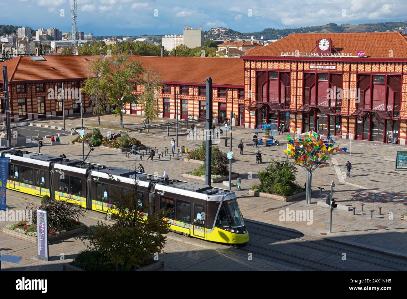 Gare de Saint-Etienne-Chateaucreux, Saint-Etienne, Loire Department, Auvergne-Rhône-Alpes region, France, Europe Banque D'Images