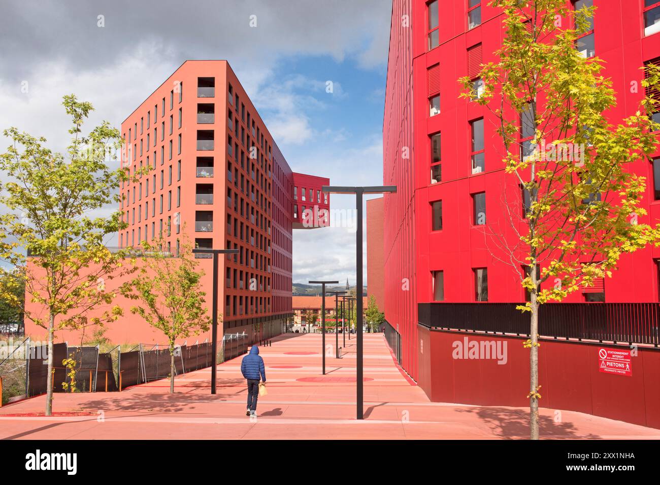 Ilot poste-Weiss, architectes ECDM, quartier Chateaucreux, Saint-Etienne, département de la Loire, région Auvergne-Rhône-Alpes, France, Europe Banque D'Images