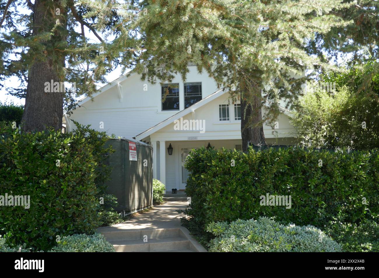 Santa Monica, Californie, USA 19 août 2024 actrice Shelley Hack ancienne maison / maison au 1208 Georgina Avenue le 19 août 2024 à Santa Monica, Californie, USA. Photo de Barry King/Alamy Stock photo Banque D'Images