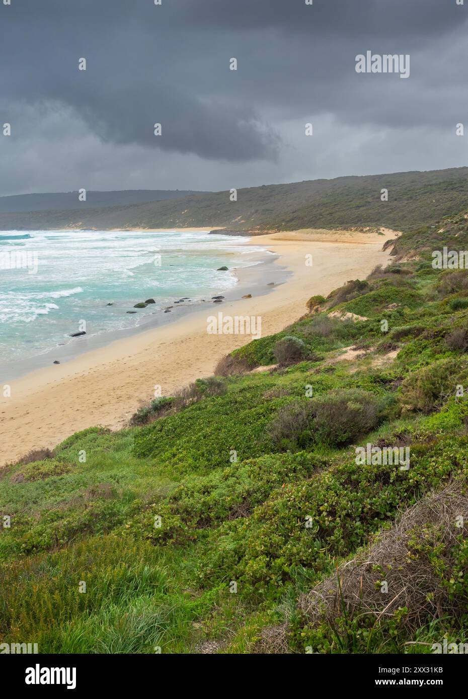 Smiths Beach dans le sud-ouest de l'Australie. Banque D'Images