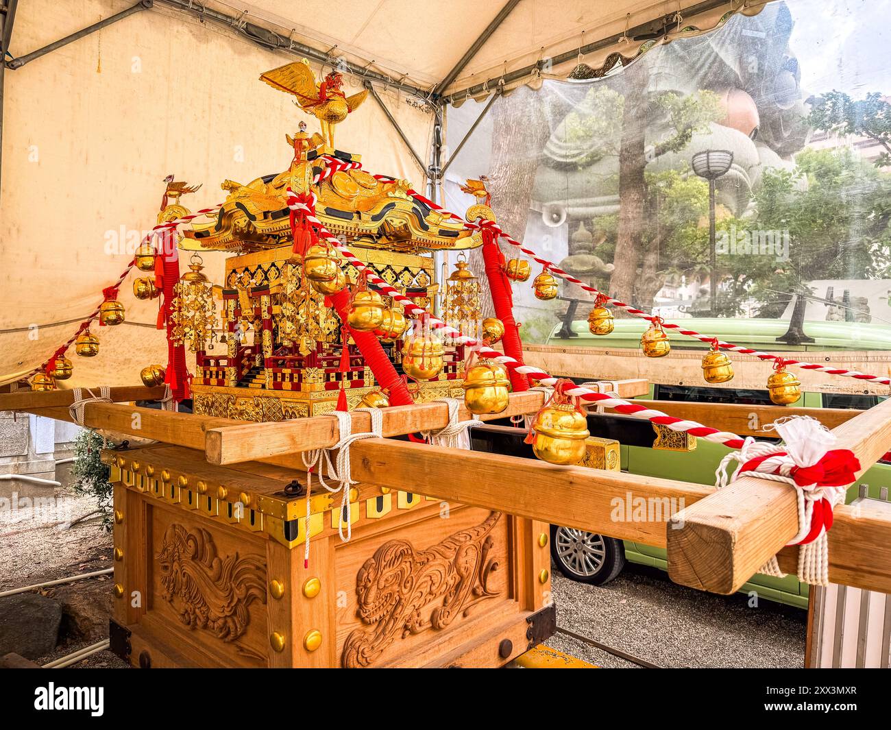 Temple Namba Yasaka Jinja à Osaka, Japon Banque D'Images