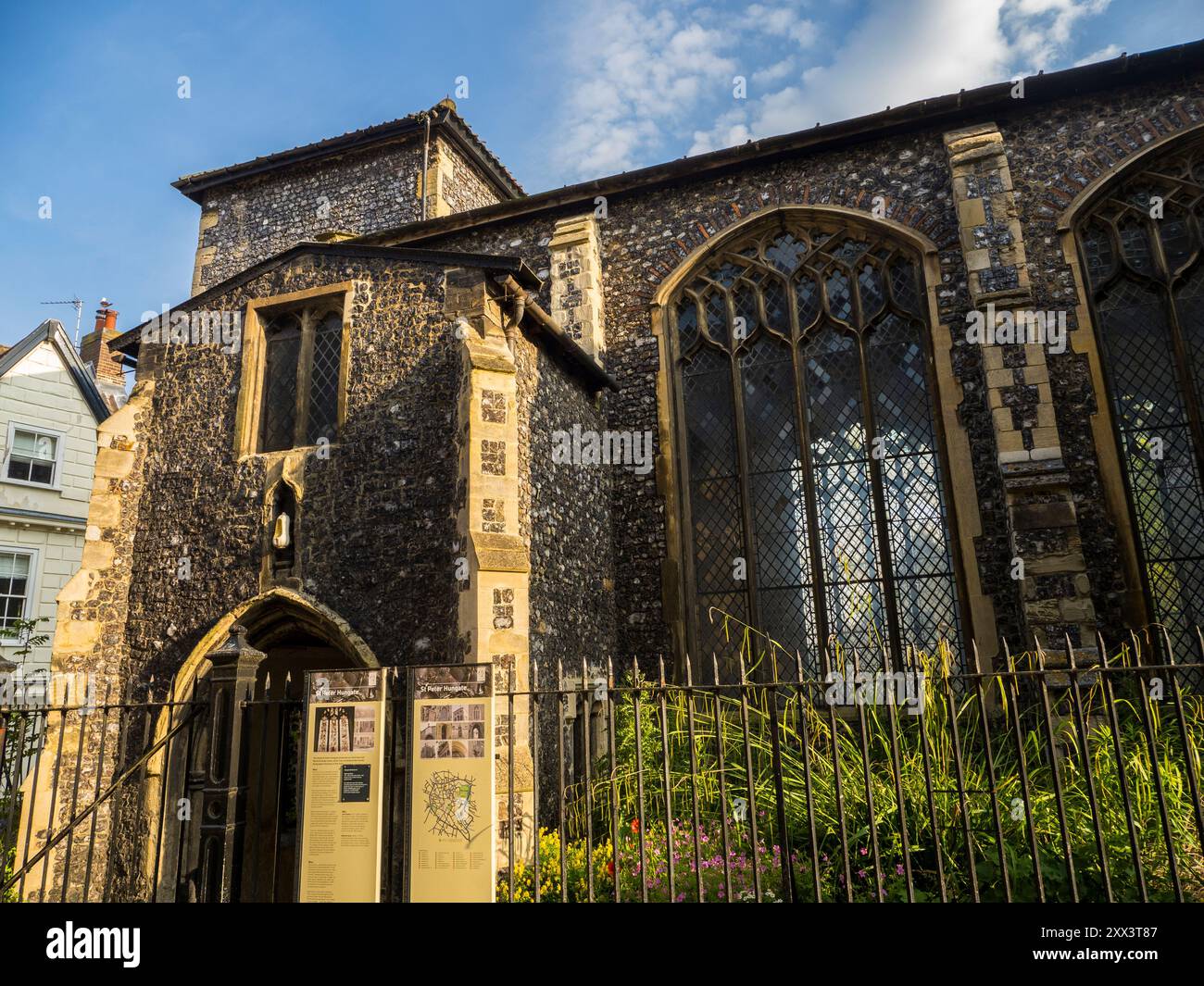 St Peter Hungate, Elm Hill, Norwich, Norfolk, Angleterre, UK, GB. Banque D'Images