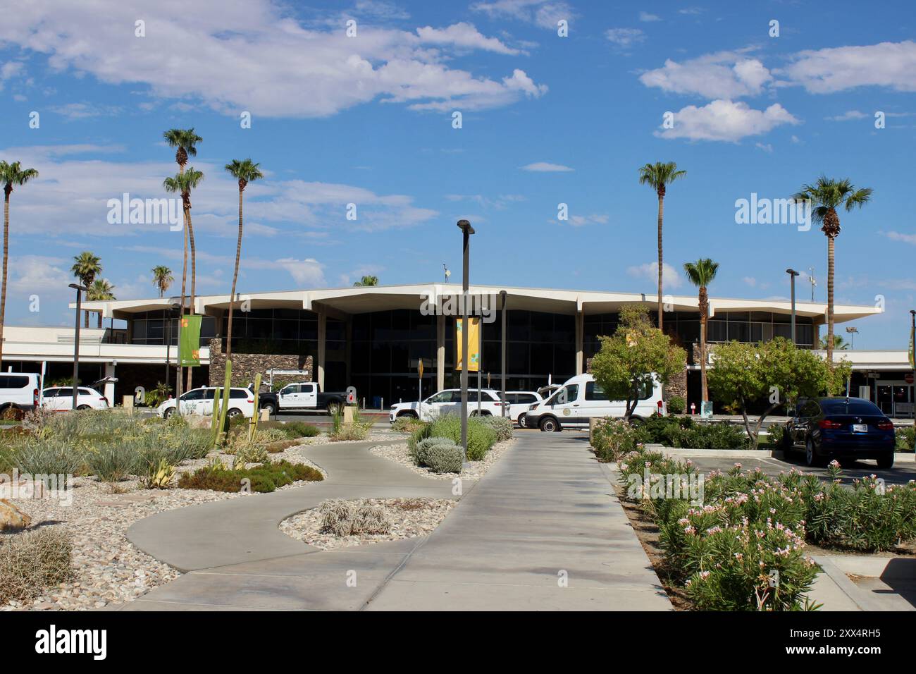 Aéroport international de Palm Springs, Palm Springs, Californie Banque D'Images