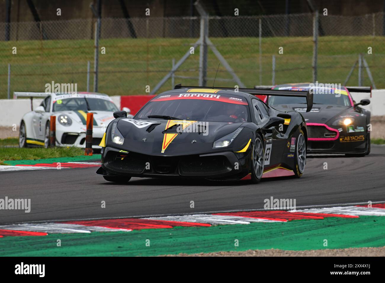 Frank Thomas Headen-Morris, James Pickford, Ferrari 488 Evo, Masters Historic Racing, Masters Race Weekend, trophée Masters GT, deux quarante-cinq minutes R Banque D'Images