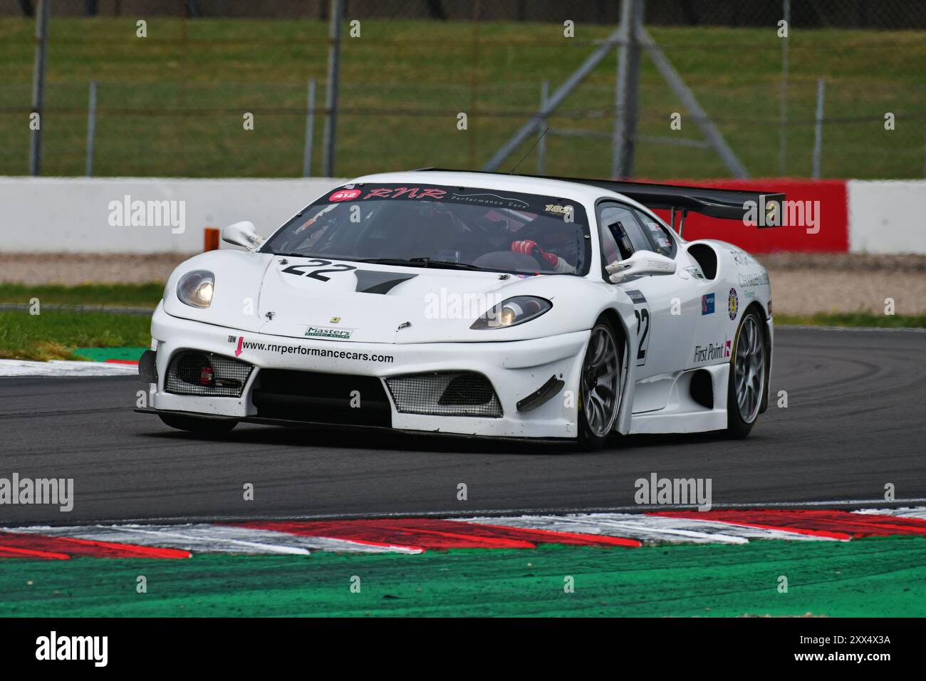 Vance Kearney, Ferrari 430 GT3, Masters Historic Racing, Masters Race Weekend, Masters GT Trophy, deux courses de quarante-cinq minutes au cours du week-end avec th Banque D'Images