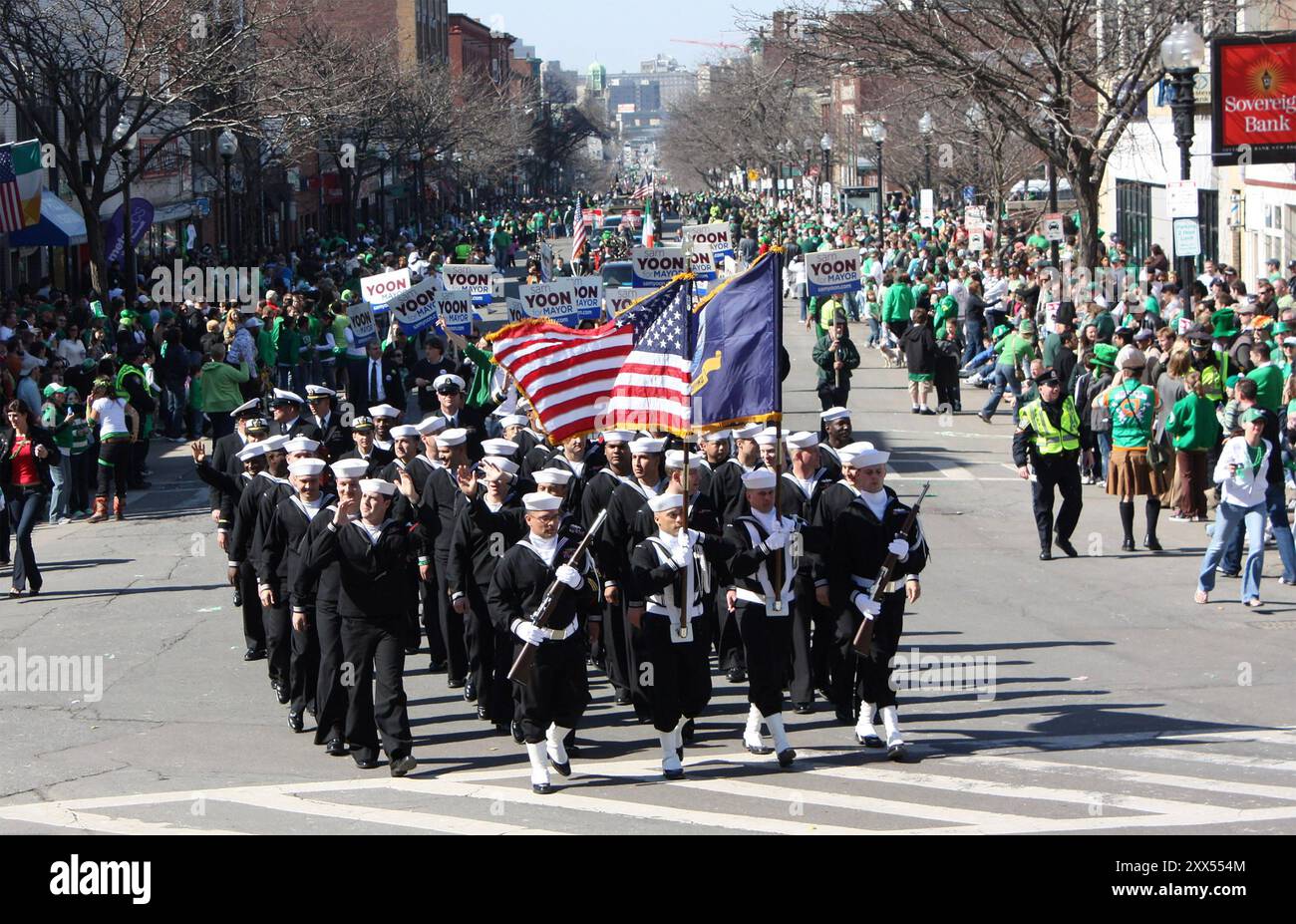 BOSTON, Massachusetts. Patrick's Day Parade en 2009. Photo : US Navy Banque D'Images