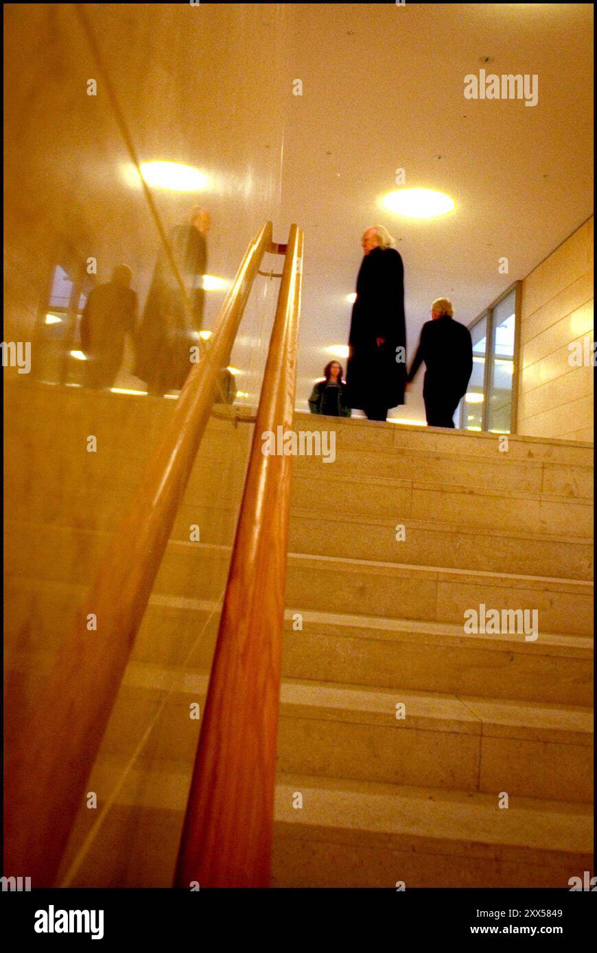 Stockholm, Stockholms län, SWE, 12 février 1998 : Nya Moderna Museet - le nouveau musée d'art moderne - ouvre ses portes après son déménagement et sa rénovation. / VG Banque D'Images