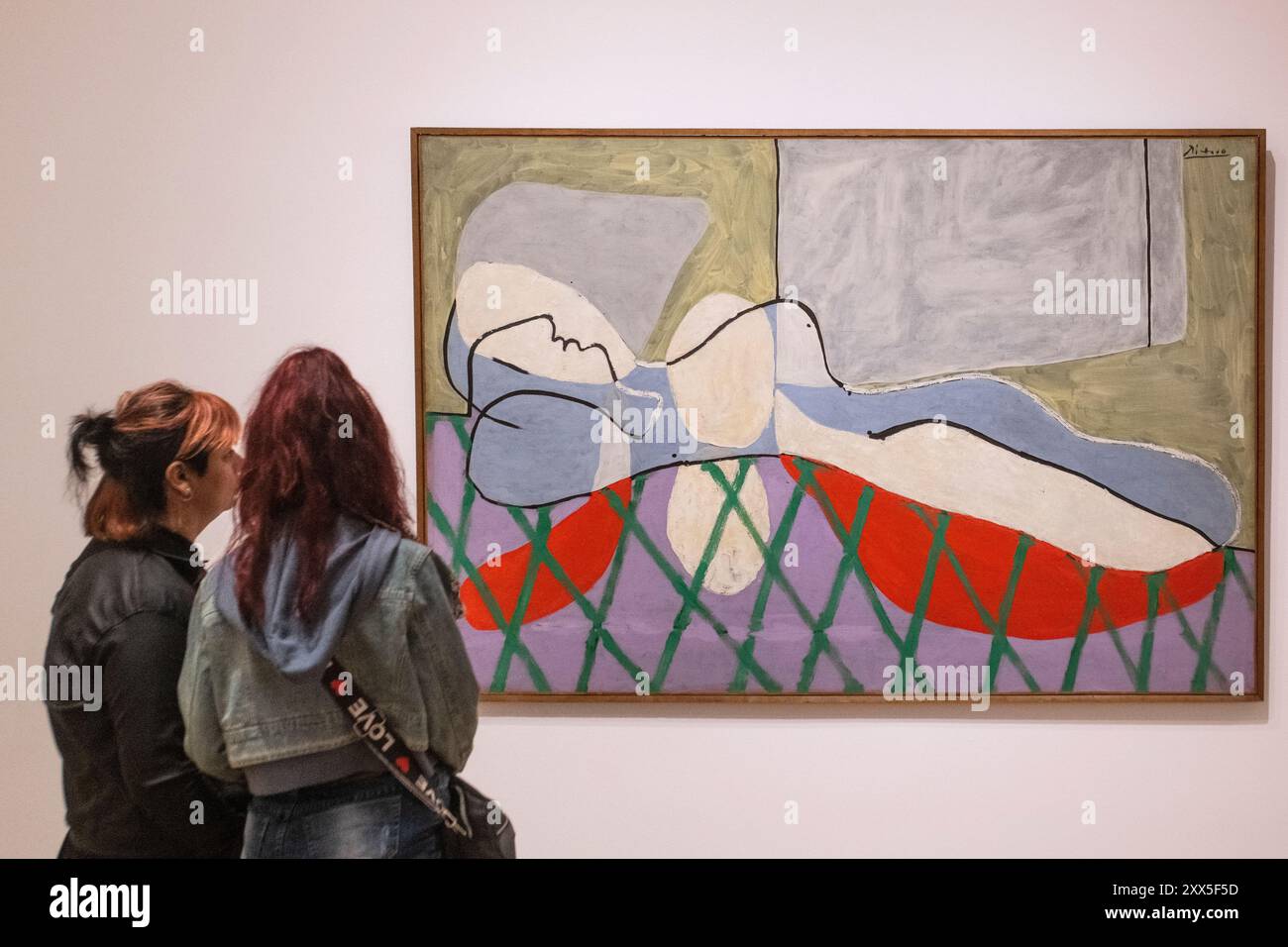 Pablo Picasso : 'femme allongée' (Mujer acostada) - 1931. Museo Nacional de Bellas Artes, Argentine Banque D'Images