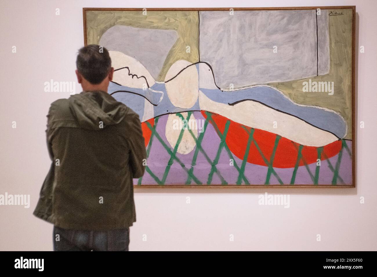 Pablo Picasso : 'femme allongée' (Mujer acostada) - 1931. Museo Nacional de Bellas Artes, Argentine Banque D'Images