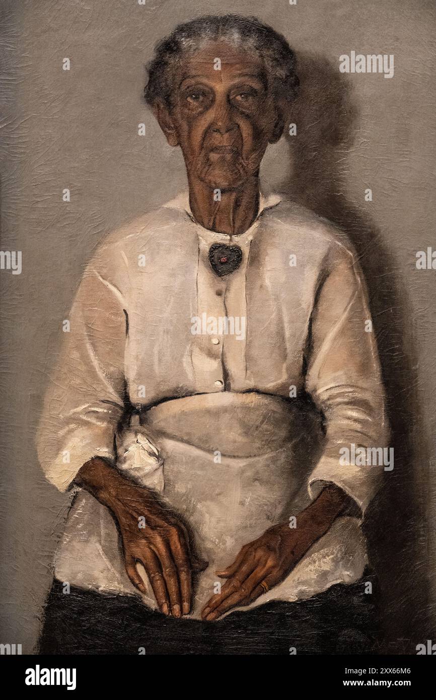 Portrait de ma grand-mère peint par Archibald John Motley Jr. en 1922 Banque D'Images