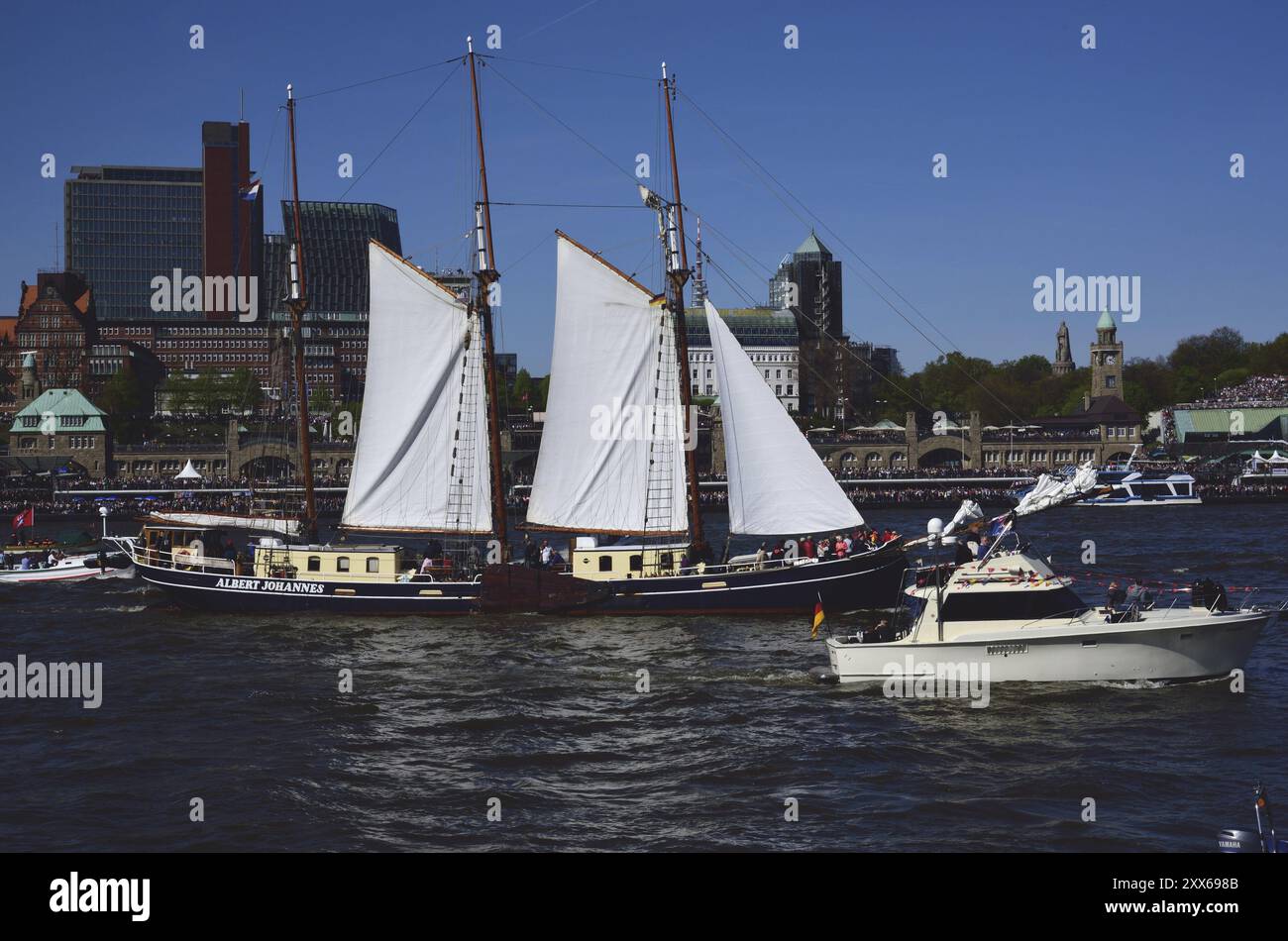 Deutschland, Hamburg, Hafen, composé Pauli, Schoner Albert Johannes, NL Banque D'Images