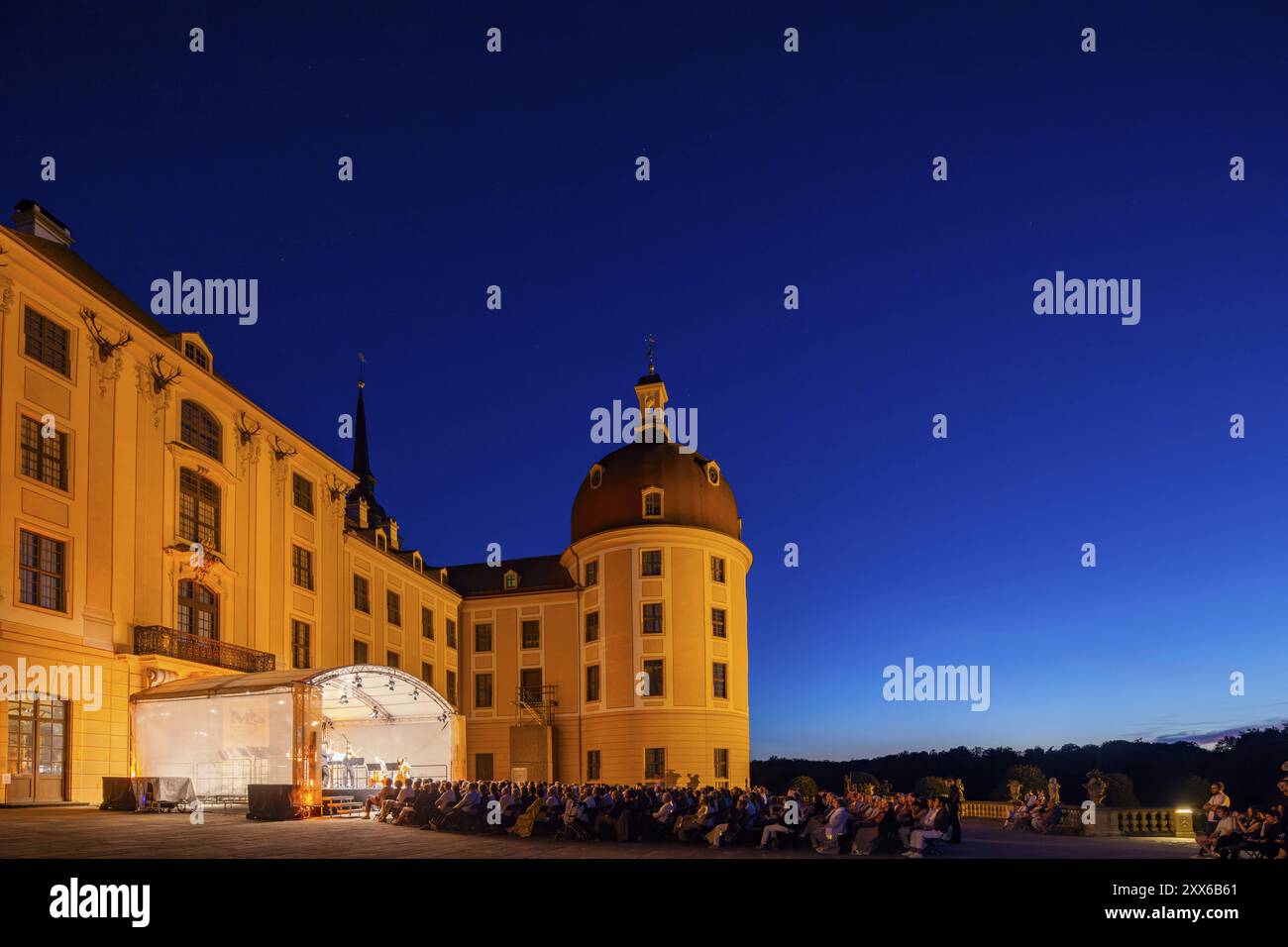 Le Moritzburg Festival est un événement annuel de musique de chambre en Saxe. Elle a été fondée en 1993 à Moritzburg par les solistes Kai Vogler, Peter bruns et J. Banque D'Images