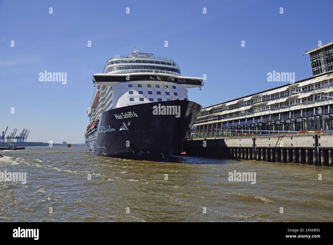 Allemagne, Hambourg, port, bateau de croisière, Mein Schiff 6, Europe Banque D'Images