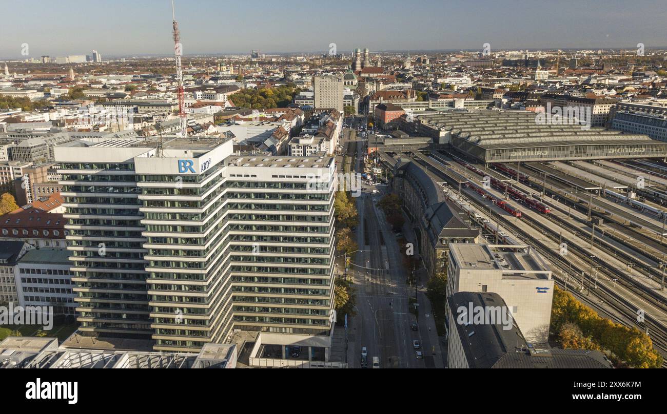 Munich, Allemagne 17 10 2017 : discussion en cours sur la question de savoir si le radiodiffuseur public ARD devrait passer entièrement au niveau local Banque D'Images