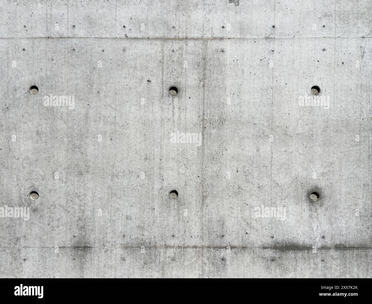 Mur en béton. C'est le fameux mur de béton de Tadao Ando. Banque D'Images