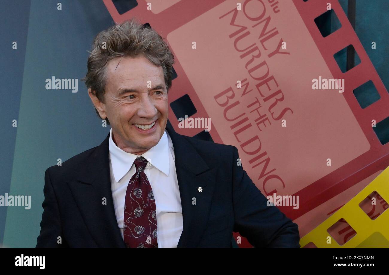 Los Angeles, États Unis. 22 août 2024. Martin Short assiste à l'avant-première de la saison 4 de « Only Murders in the Building » de Hulu aux Paramount Studios de Los Angeles le jeudi 22 août 2024. Photo de Jim Ruymen/UPI crédit : UPI/Alamy Live News Banque D'Images