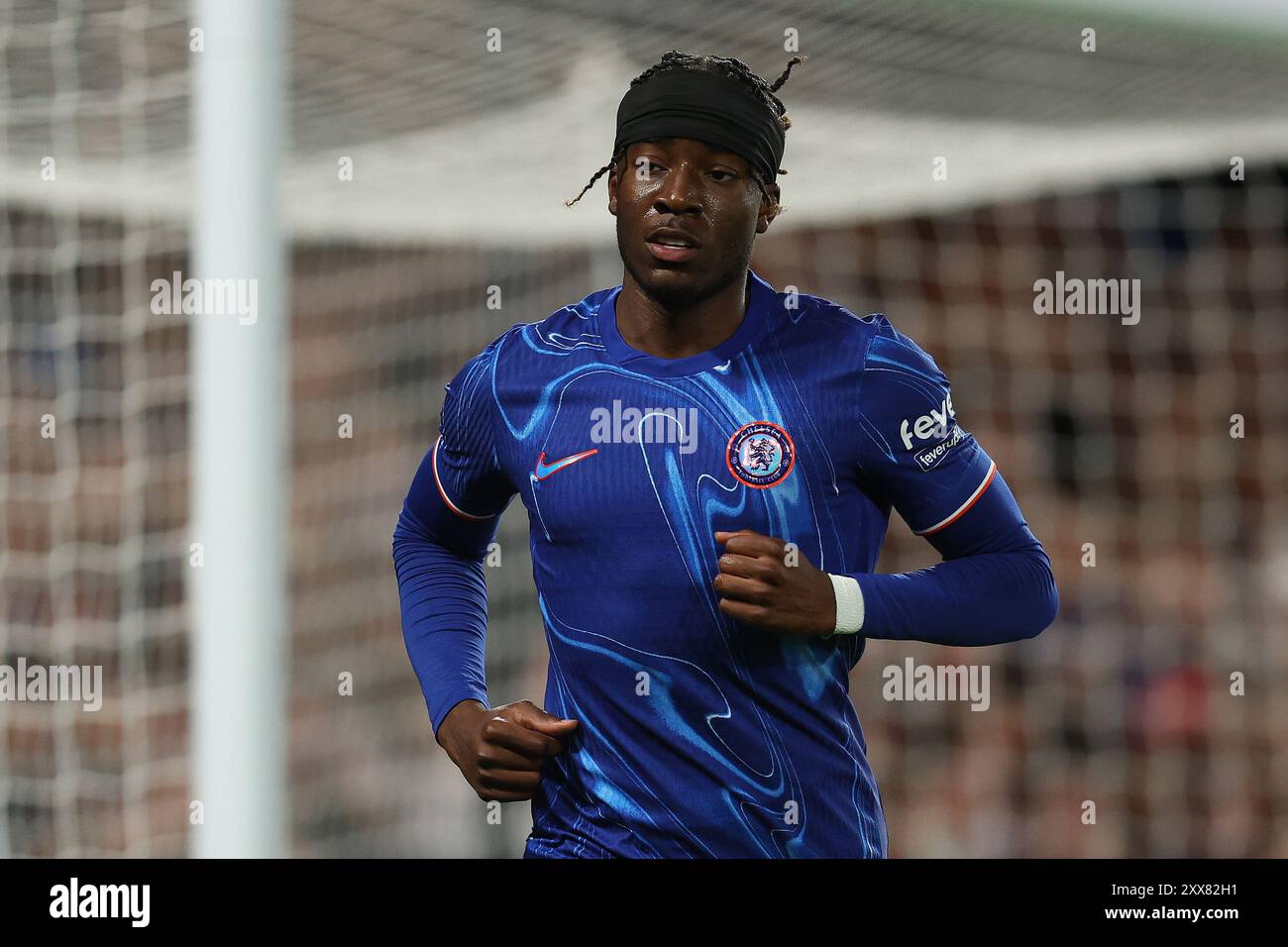 Londres, Royaume-Uni. 22 août 2024. Noni Madueke de Chelsea lors du match de l'UEFA Europa Conference League à Stamford Bridge, Londres. Le crédit photo devrait se lire : Paul Terry/Sportimage crédit : Sportimage Ltd/Alamy Live News Banque D'Images