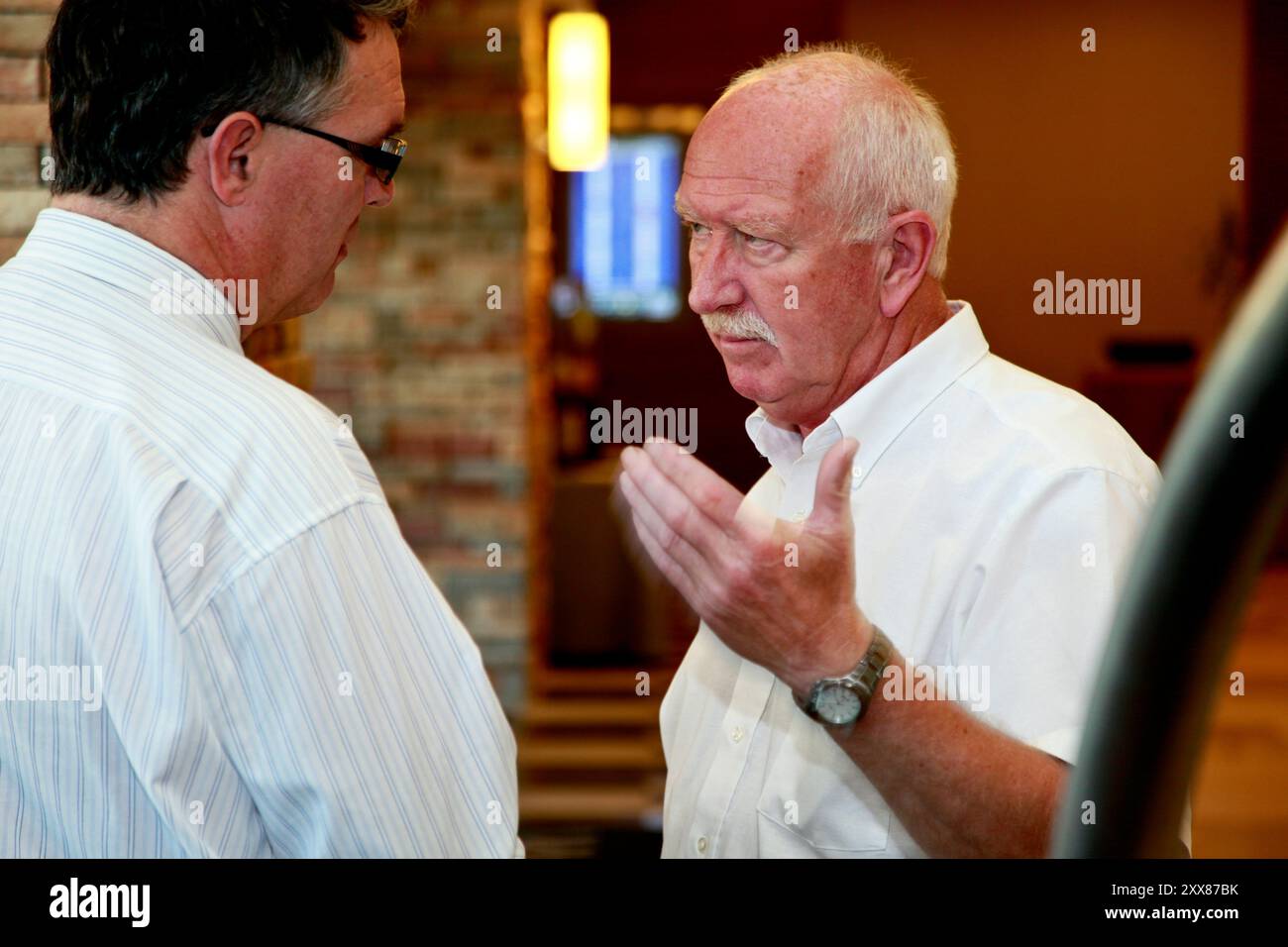 Magne Ognedal, sjef pour Petroleumstilsynet. Des inspecteurs de forage de tous les pays producteurs de pétrole se sont réunis à Herndon pour évaluer la cause et les conséquences du déversement de pétrole de BP dans le golfe du Mexique. Banque D'Images