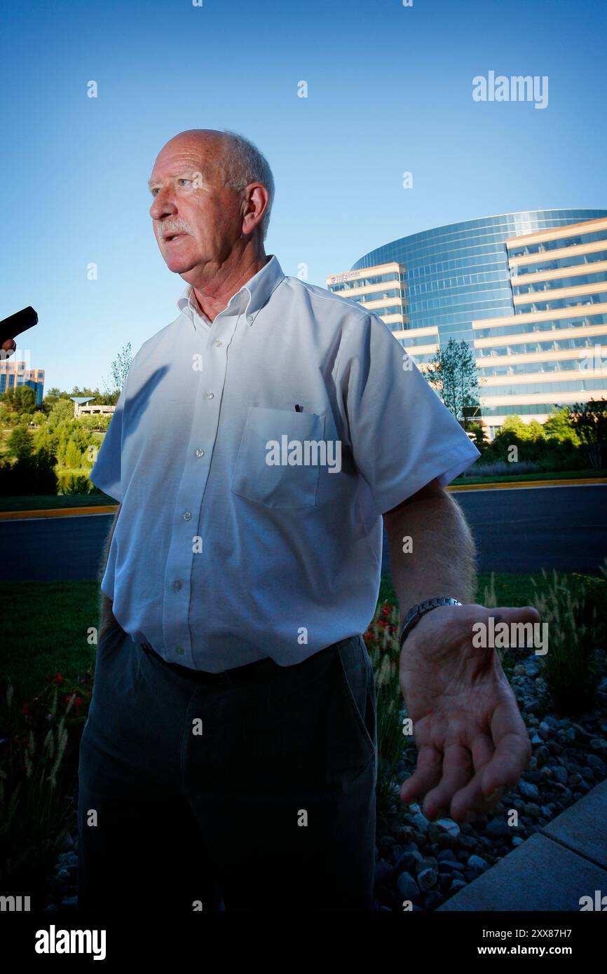 Magne Ognedal, sjef pour Petroleumstilsynet. Des inspecteurs de forage de tous les pays producteurs de pétrole se sont réunis à Herndon pour évaluer la cause et les conséquences du déversement de pétrole de BP dans le golfe du Mexique. Banque D'Images