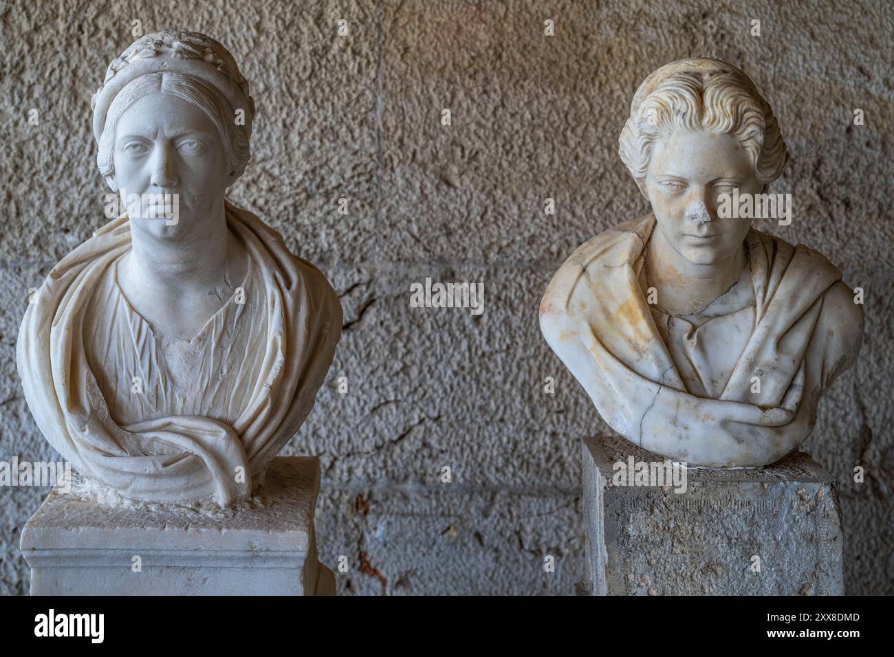 Grèce, Athènes, l'Agora d'Athènes, ou agora classique, est une ancienne place publique d'Athènes située au pied de la colline Colonos Agoraios. Banque D'Images