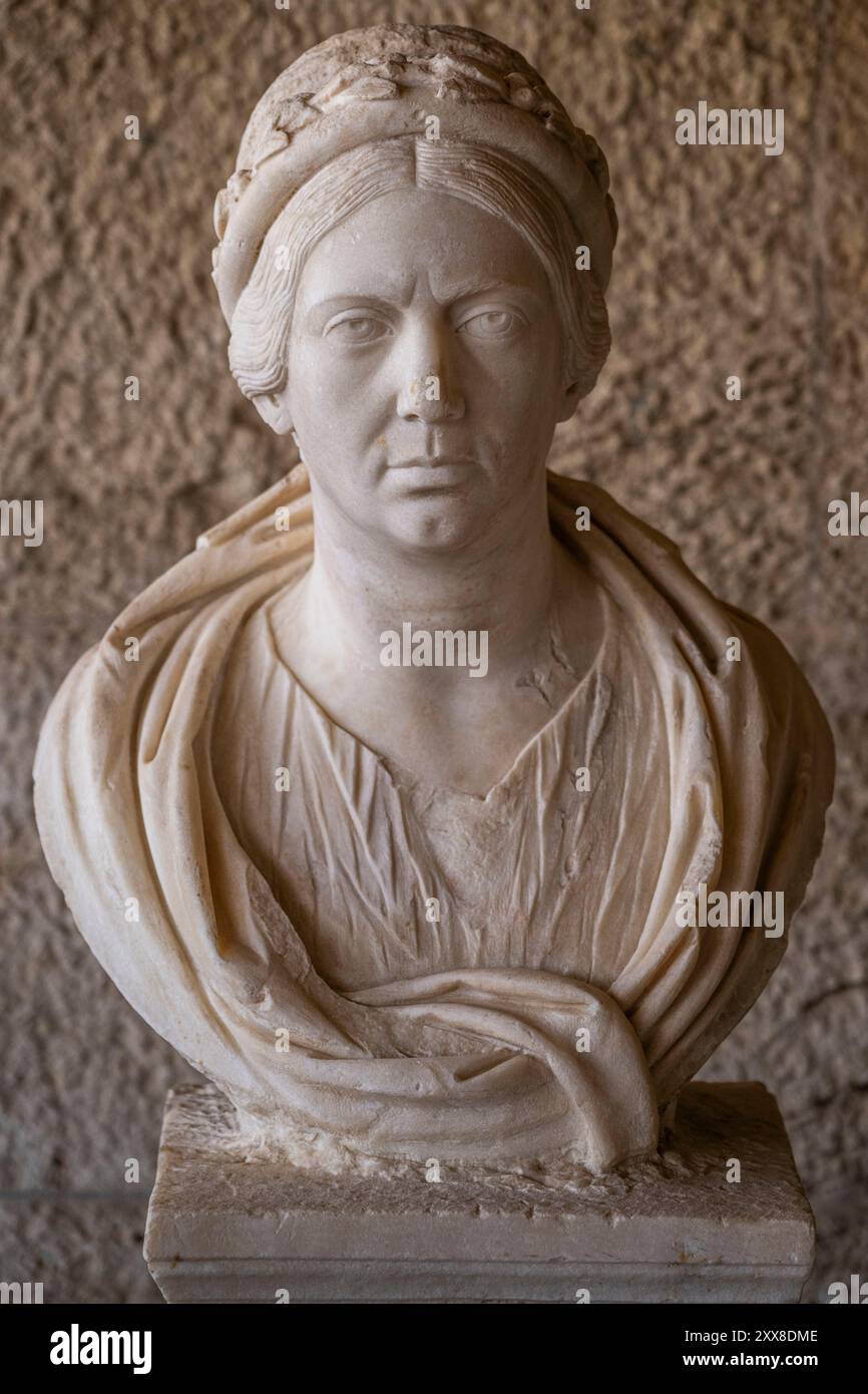 Grèce, Athènes, l'Agora d'Athènes, ou agora classique, est une ancienne place publique d'Athènes située au pied de la colline Colonos Agoraios. Banque D'Images