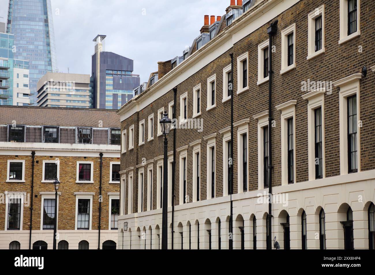 Trinity Church Square à Newington dans le quartier londonien de Southwark, Royaume-Uni. Banque D'Images