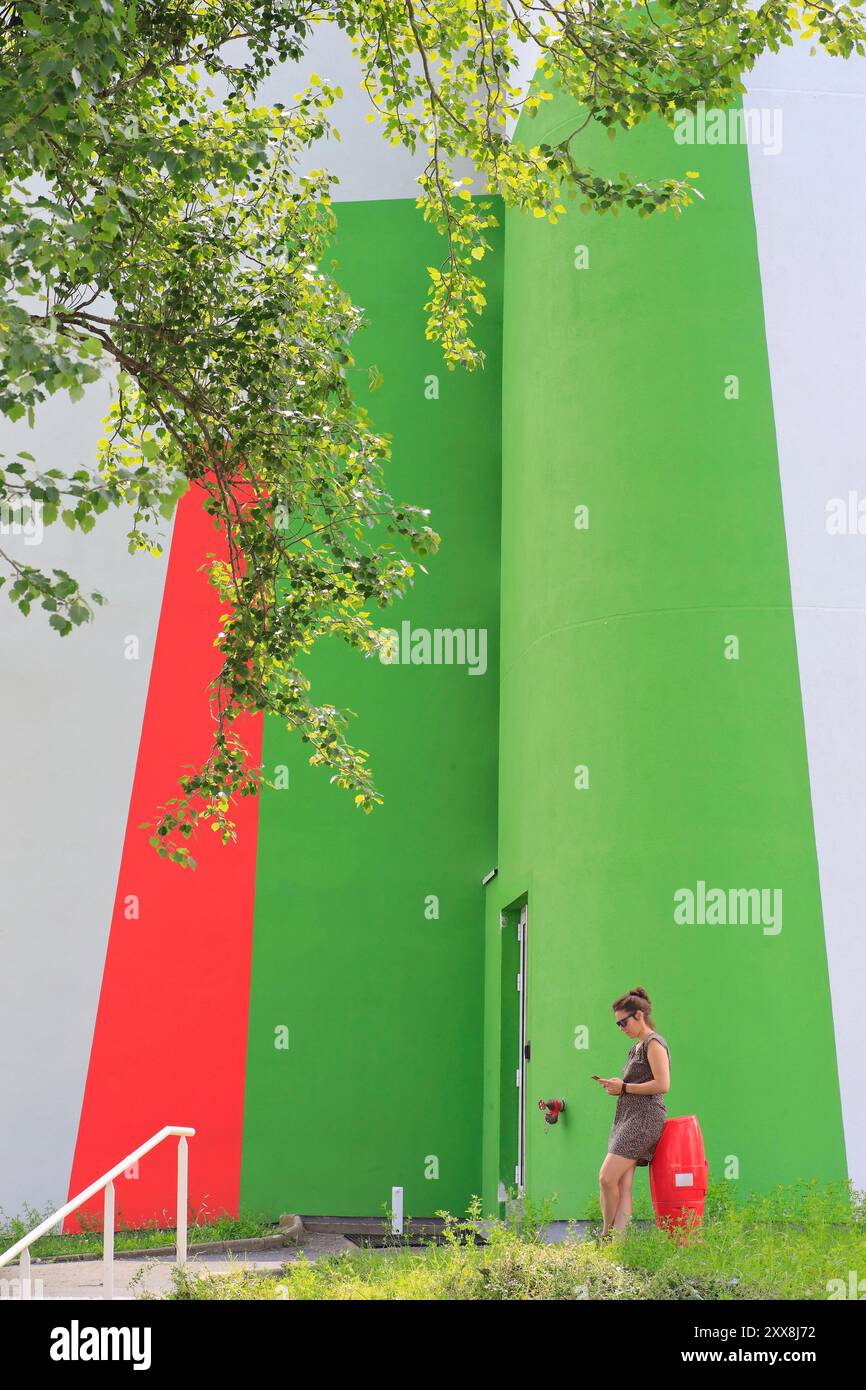 France, Puy de Dôme, banlieue de Clermont Ferrand, Aubière, résidence universitaire de Cézeaux, Crous Banque D'Images