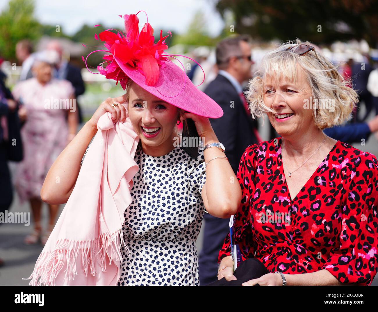 Courses hippiques pendant le troisième jour du Sky Bet Ebor Festival à l'hippodrome de York. Date de la photo : vendredi 23 août 2024. Banque D'Images