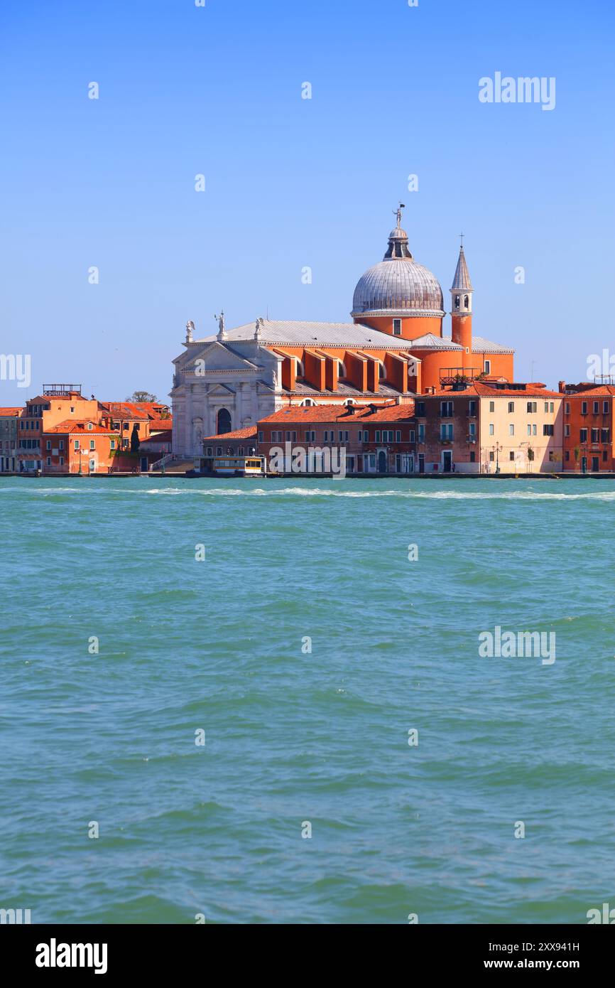 Chiesa del Santissimo Redentore (Église du très Saint Rédempteur) sur l'île de Giudecca à Venise, en Italie. Banque D'Images