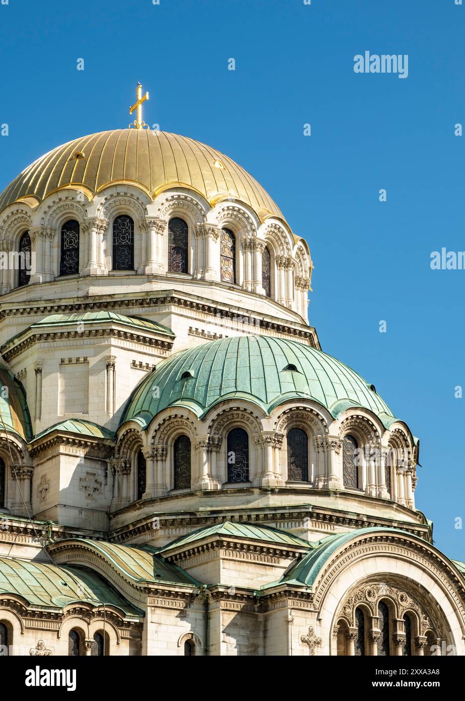 Saint cathédrale Alexandre Nevski, à Sofia, Bulgarie Banque D'Images