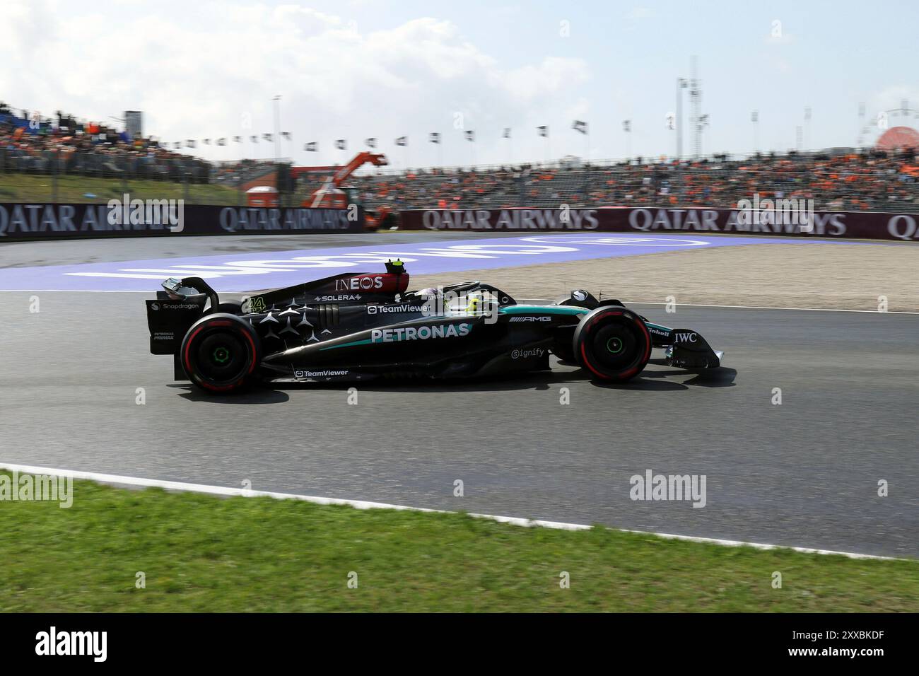 Zandvoort, Niederlande. 23 août 2024. Zandvoort, Niederlande 22.- 25. Août 2024 : FIA - formel 1 - WM - Grand Prix des pays-Bas - 2024 IM Bild : Lewis Hamilton (GBR) crédit : dpa/Alamy Live News Banque D'Images