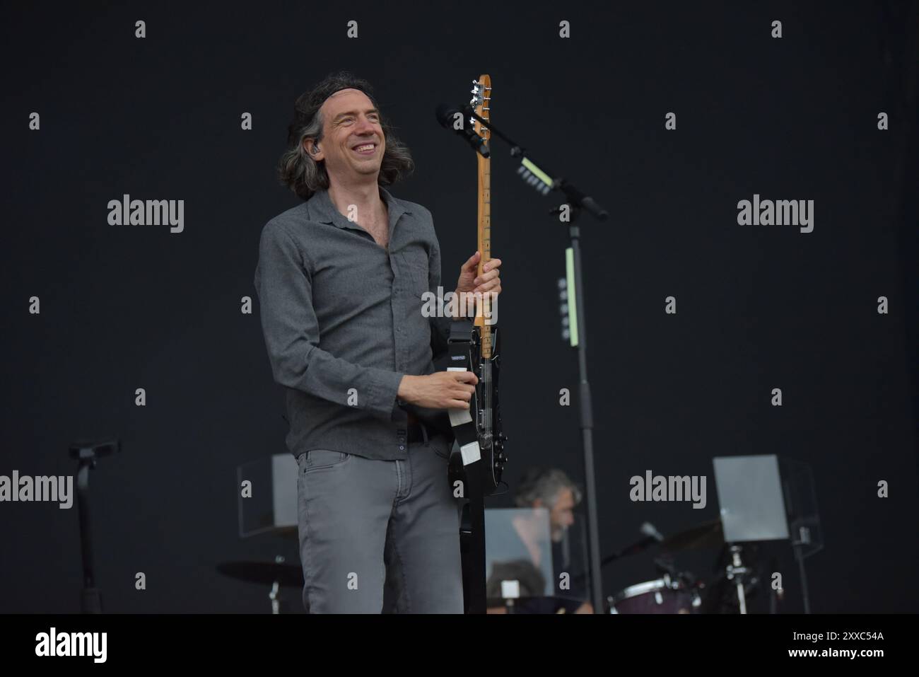 Retour de la Snow Patrol avec un incroyable set au Victorious Festival, Southsea, vendredi 23 août Banque D'Images