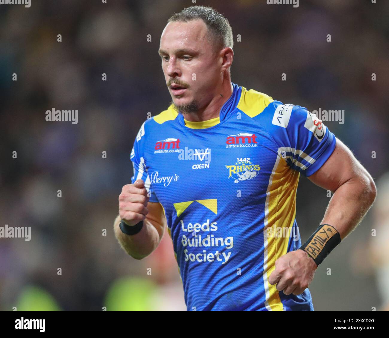 Prêt Castano des Dragons Catalans lors du match de la Betfred Super League Round 23 Leeds Rhinos vs Catalans Dragons au stade Headingley, Leeds, Royaume-Uni, 23 août 2024 (photo par Alfie Cosgrove/News images) Banque D'Images