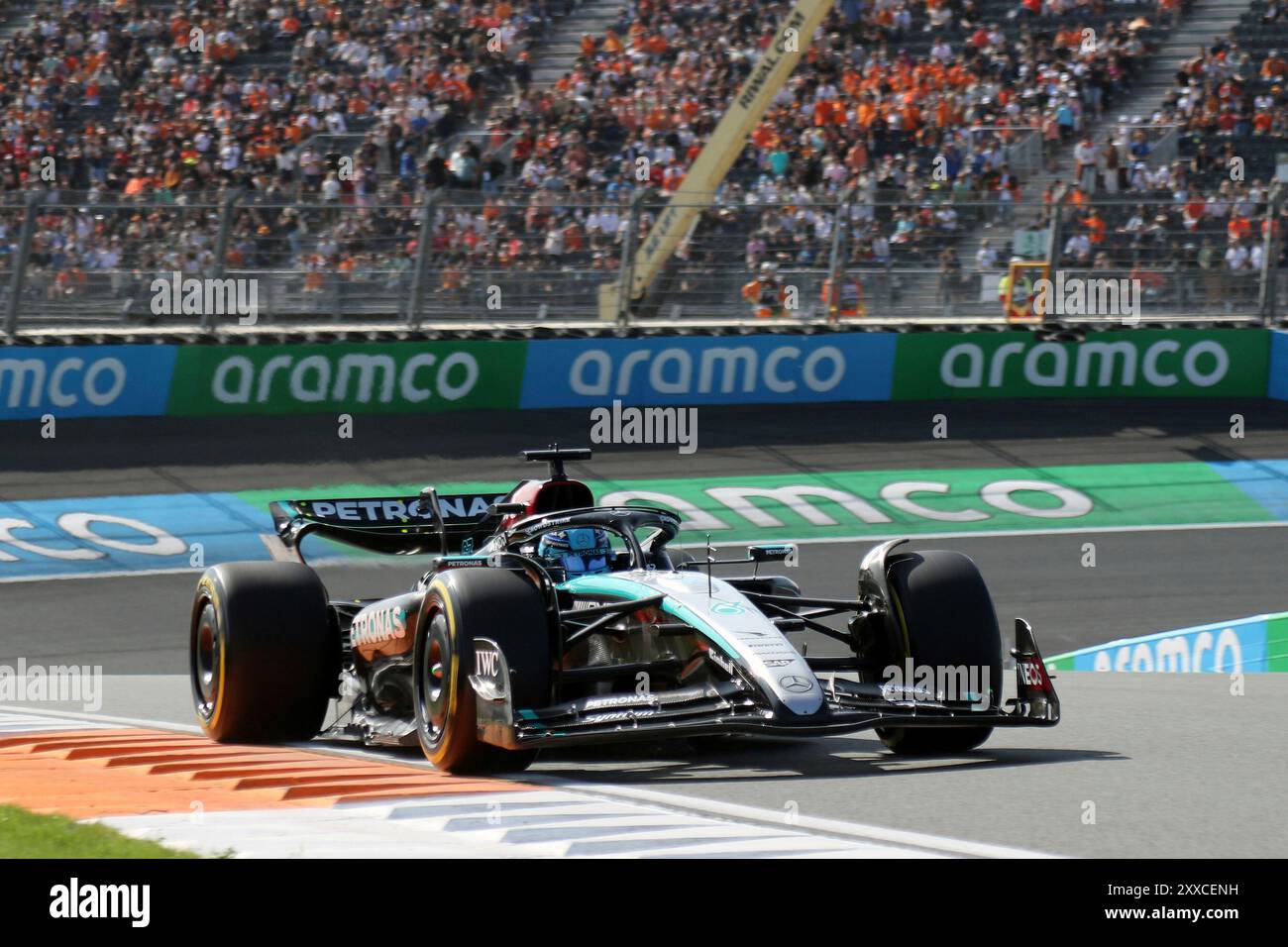 Zandvoort, Niederlande. 23 août 2024. Zandvoort, Niederlande 22.- 25. Août 2024 : FIA - formel 1 - WM - Grand Prix des pays-Bas - 2024 IM Bild : George Russell (GBR) crédit : dpa/Alamy Live News Banque D'Images