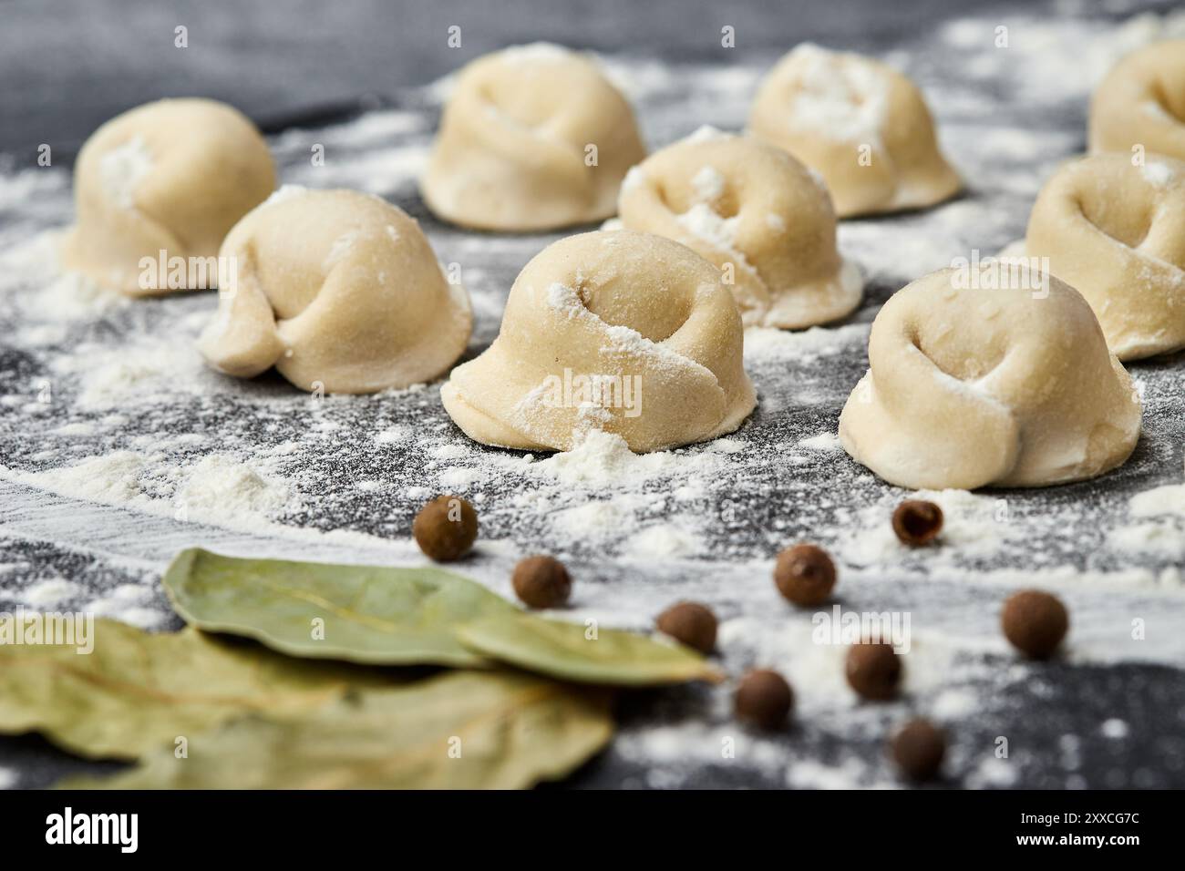 Boulettes de viande maison prêtes à cuisiner, un plat classique parfait pour les repas copieux en famille Banque D'Images