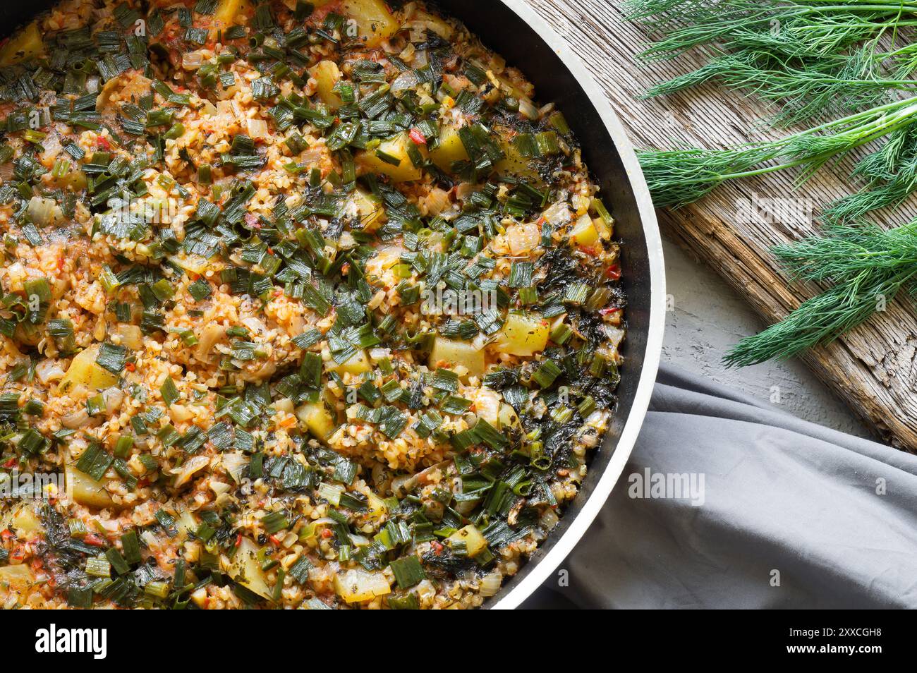 Repas dolma traditionnel turc avec farce Banque D'Images