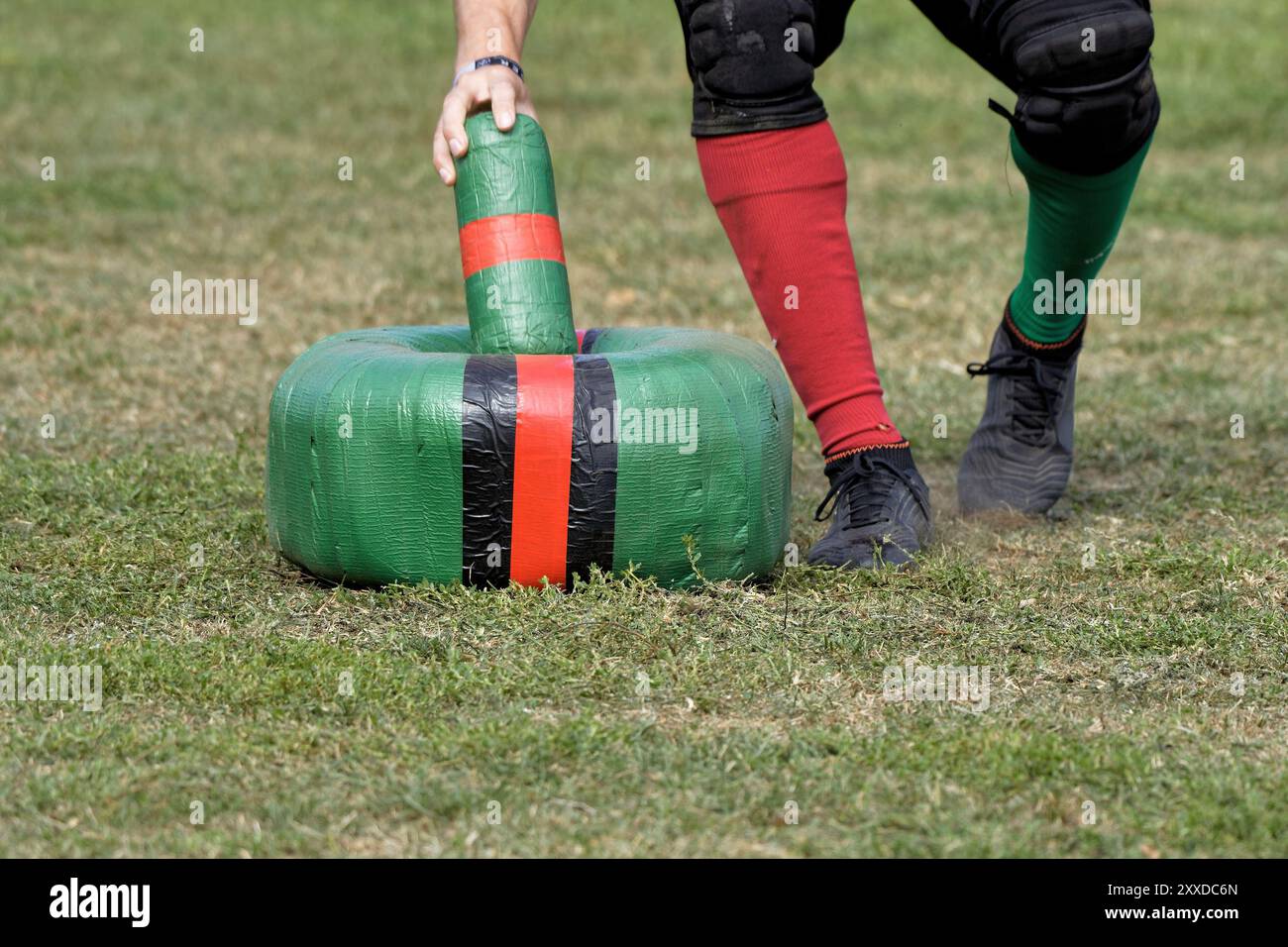 Jugger au mal Banque D'Images