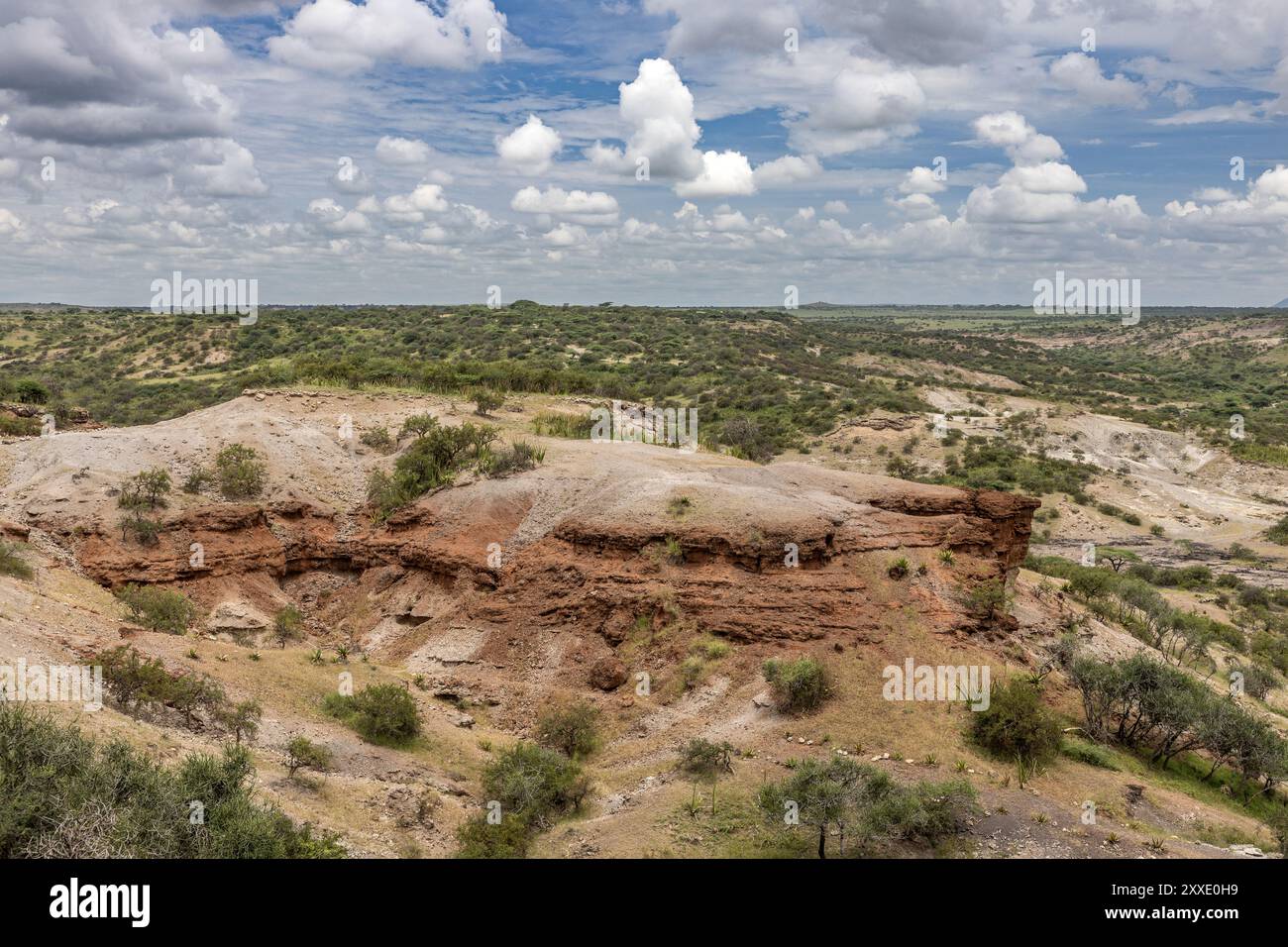 Olduvai gorge Museum, site hominidé, Serengeti, Tanzanie Banque D'Images