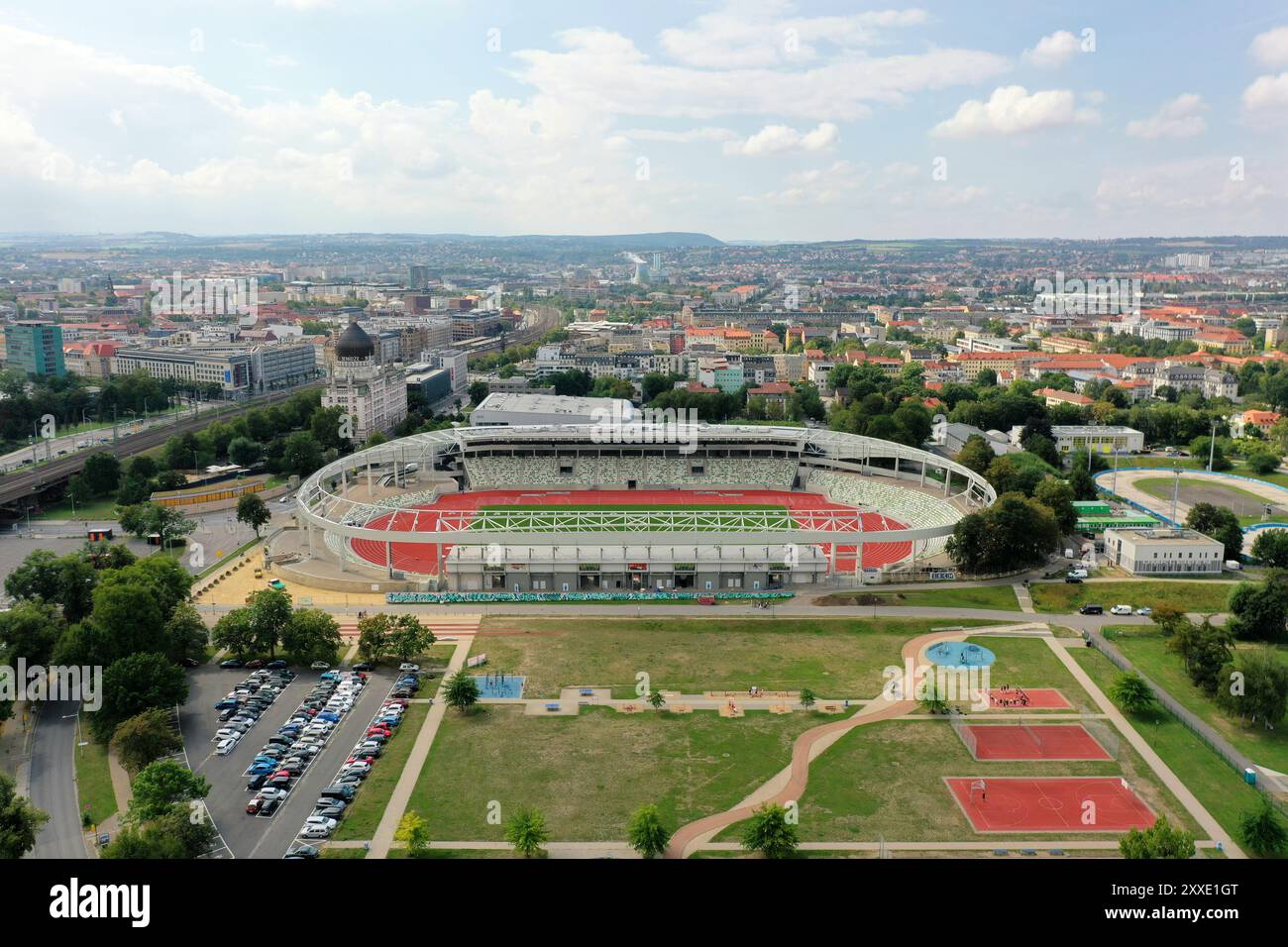 Heinz-Steyer-Stadion Dresde Banque D'Images