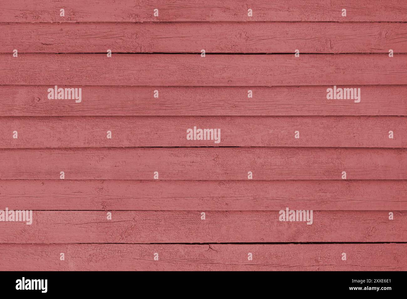 Fond de texture de planche en bois fissuré en détresse. Surface rouge de mur en bois altérée, panneaux en bois peints, papier peint, toile de fond, élément de design. Banque D'Images