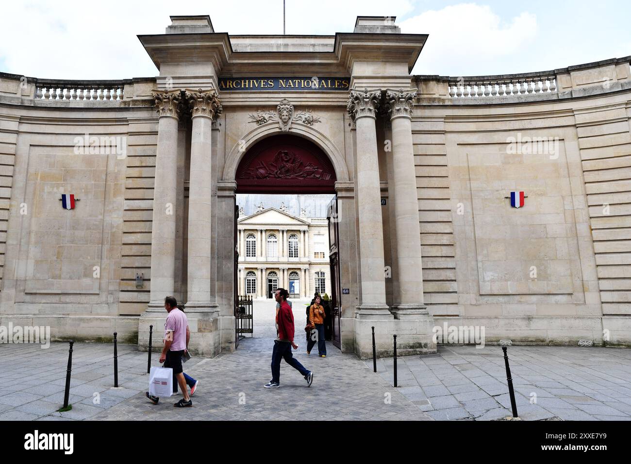 Archives nationales à Paris - France Banque D'Images