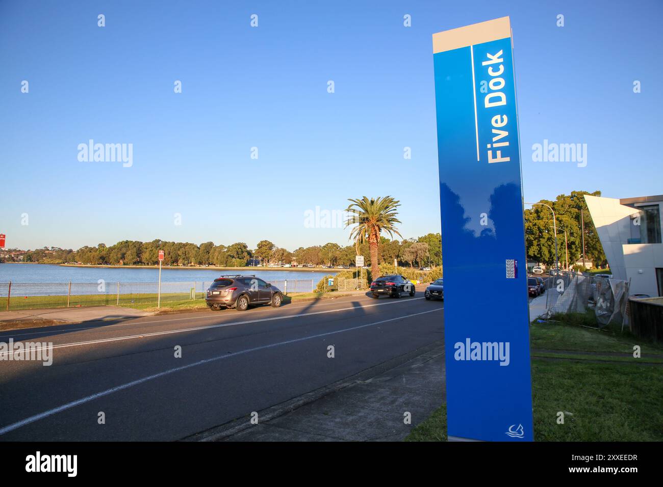 La banlieue de Sydney de Five Dock. Banque D'Images