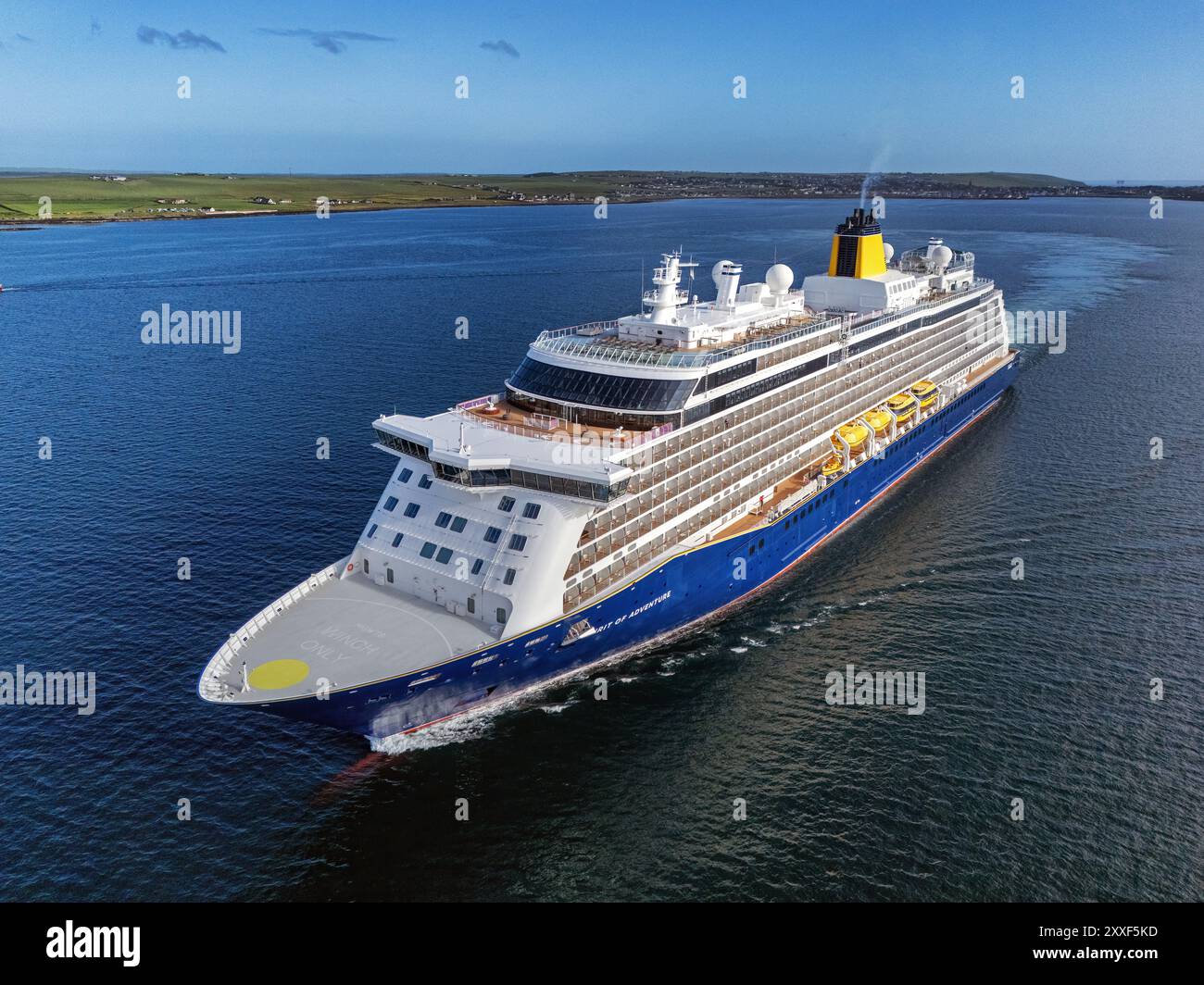 Spirit of Adventure est un bateau de croisière exploité par Saga Cruises. Banque D'Images