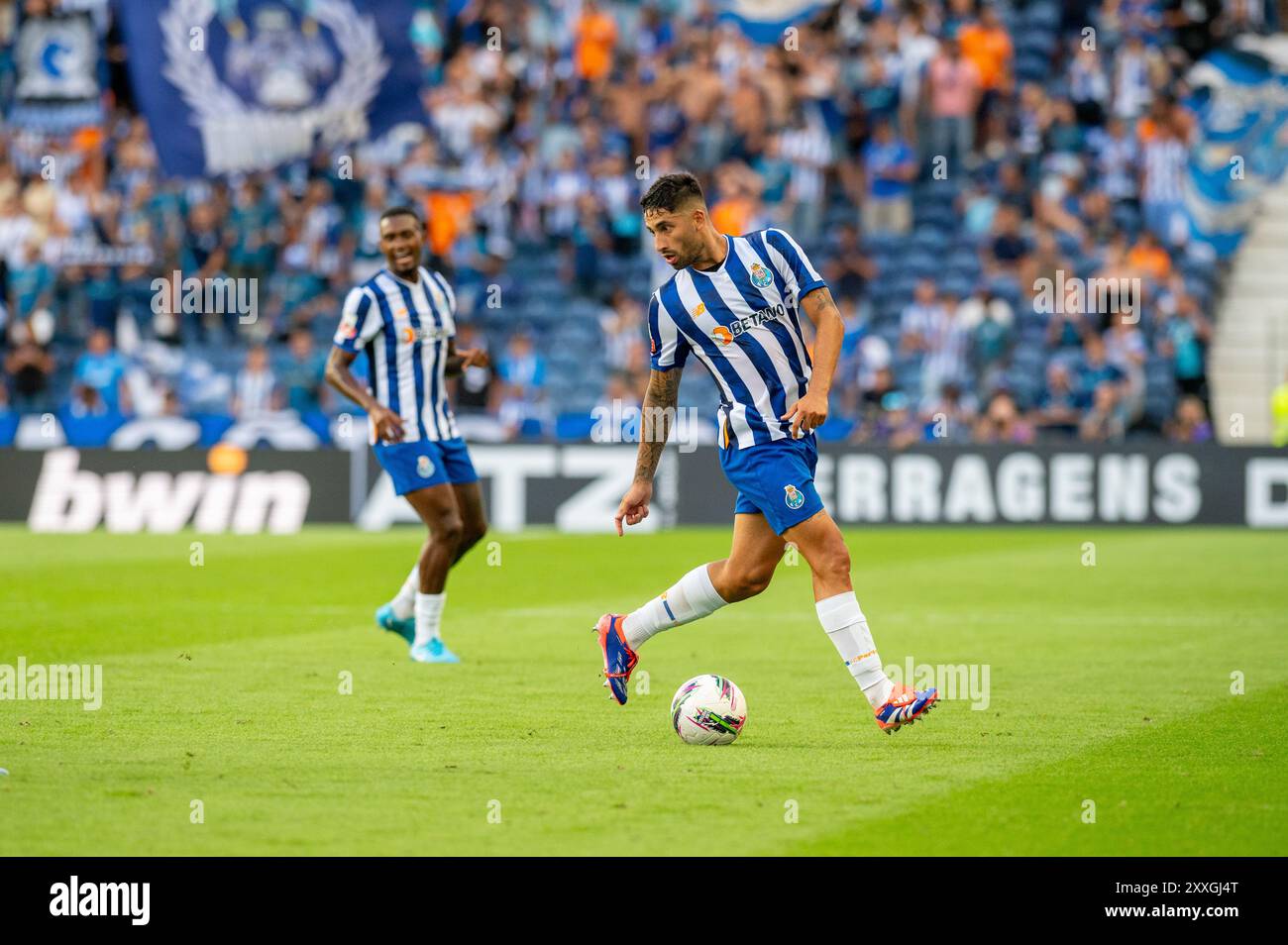 Porto, Portugal. 24 août 2024. Lors du match de football Liga Portugal Betclic Round 3 entre le FC Porto et le Rio Ave FC, à Porto, le 24 août 2024. Crédit : Atlantico Press/Alamy Live News Banque D'Images