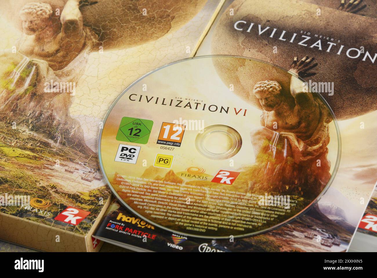 SID Meier's Civilization VI est un jeu de stratégie informatique développé par Firaxis Games et sorti en octobre 2016 Banque D'Images