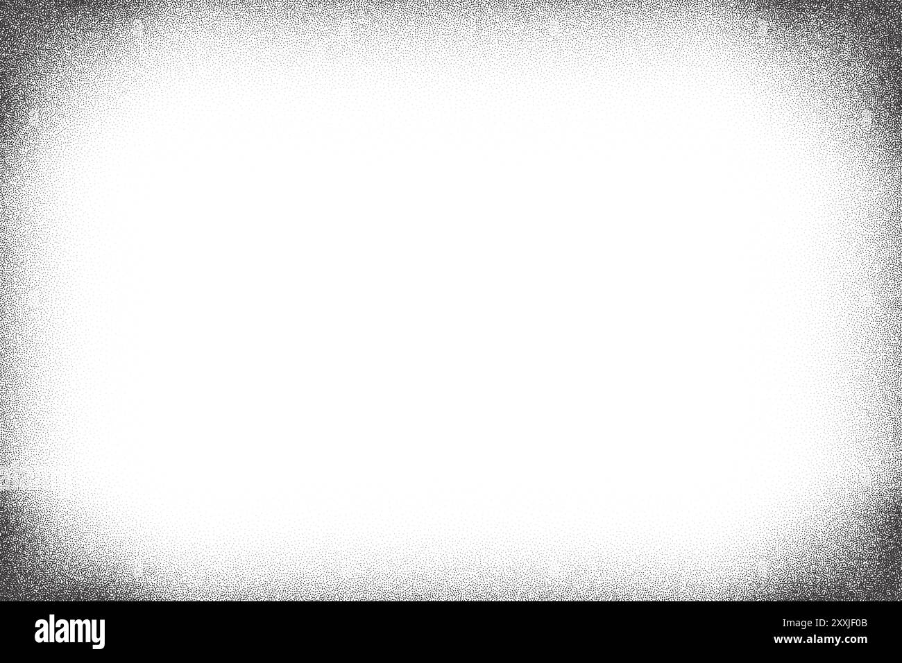 Fond dégradé granuleux. Cadre ondulé bruyant avec effet de fondu. Bordure grunge vectorielle avec texture vintage sable. Gradation abstraite de demi-teintes. Rétro Illustration de Vecteur