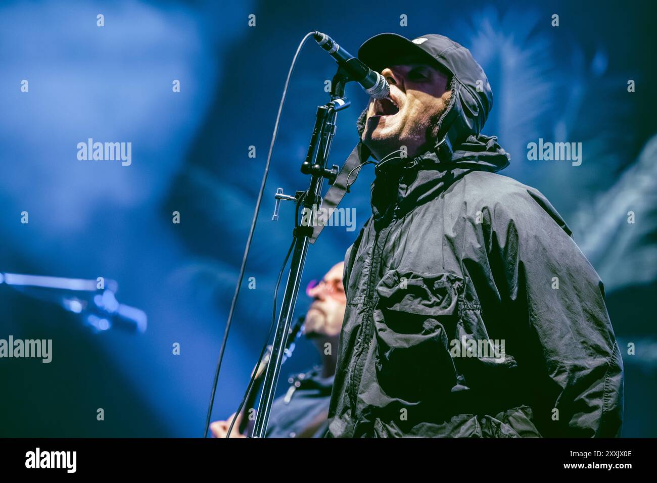 23 août 2024, Leeds, Royaume-Uni : le leader d'oasis Liam Gallagher est en tête d'affiche de la première nuit du Festival de Leeds 2024, alors que des rumeurs circulent que le groupe est sur le point d'annoncer une tournée de retrouvailles. Photo : Thomas Jackson / Alamy Live News Banque D'Images